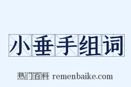 小垂手组词是什么意思的图片